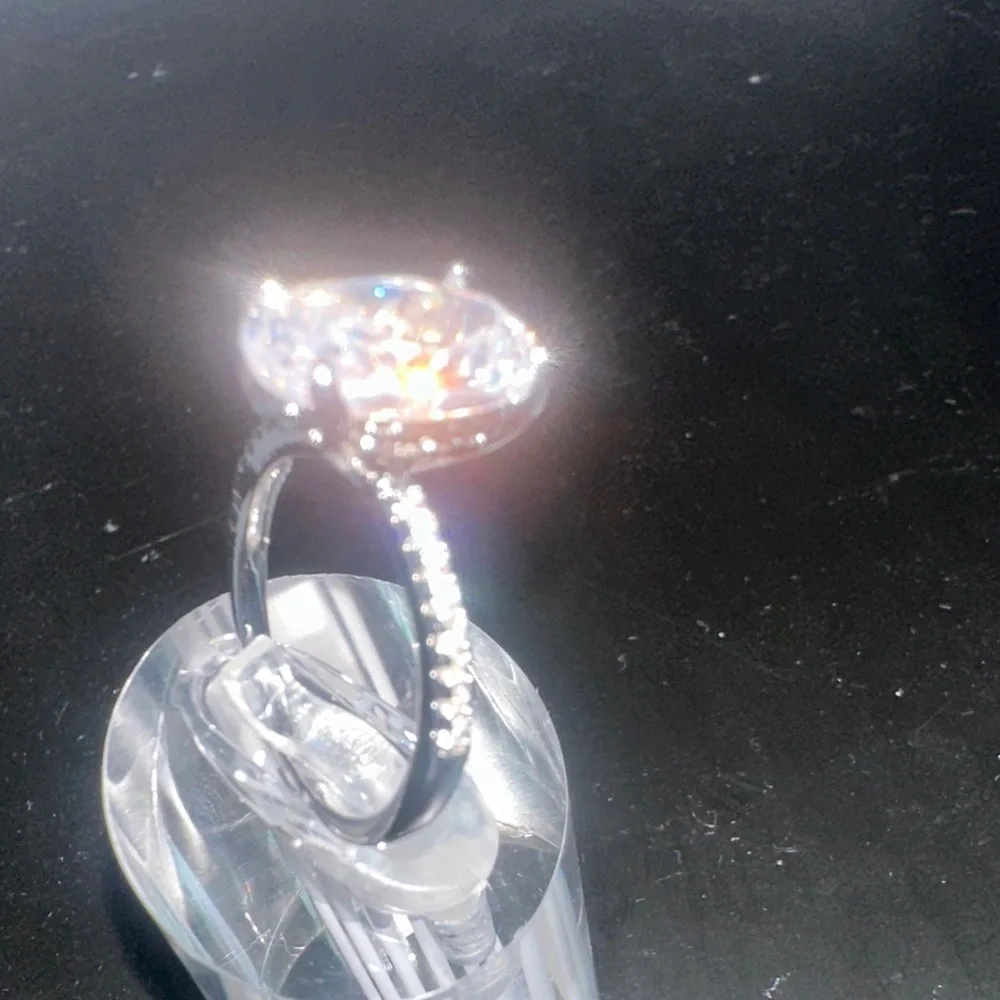 Fashion Jewelry Silver Ring Size 7